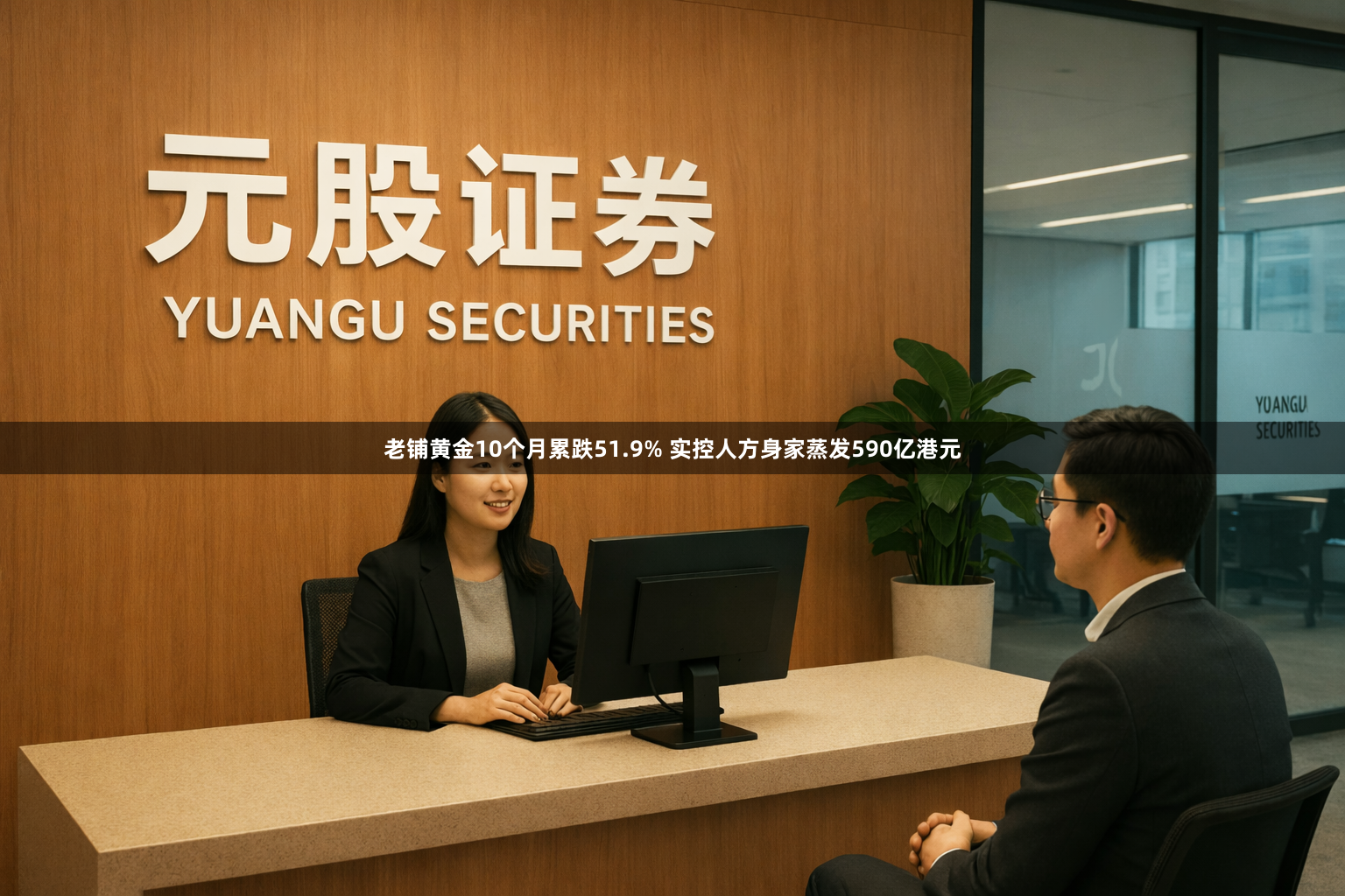 老铺黄金10个月累跌51.9% 实控人方身家蒸发590亿港元